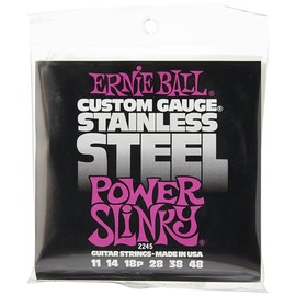 Ernie Ball 2245 11-48 Power Slinky Stainless Steel String Set
