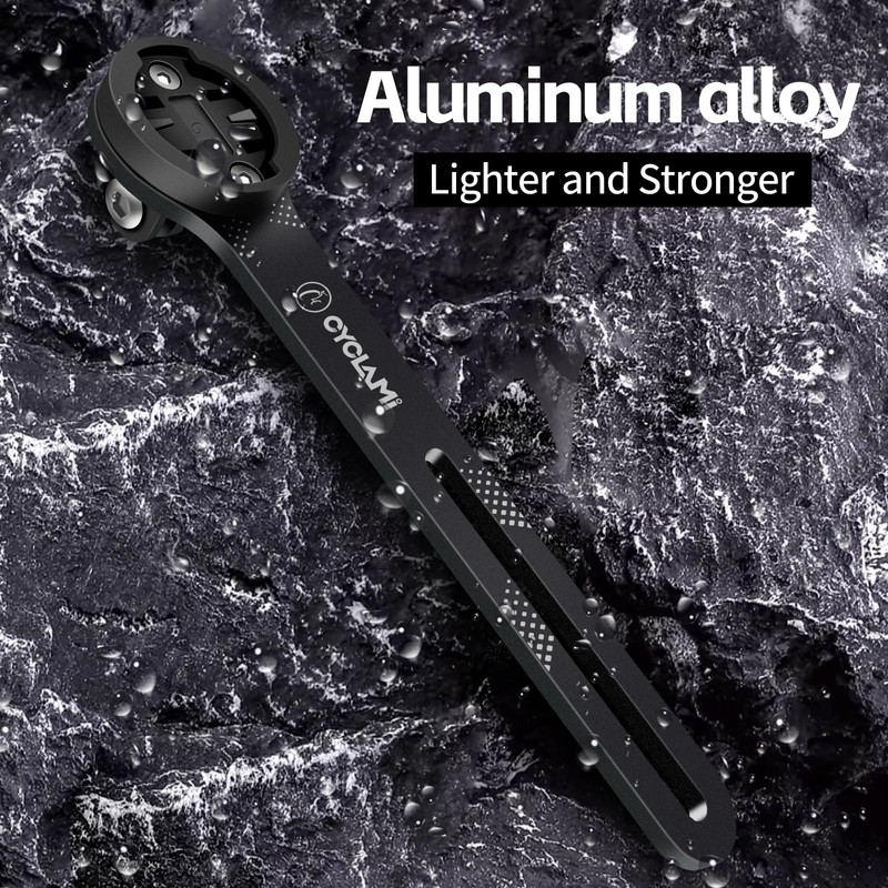 CYCLAMI Out Front Bike Mount Compatible with Garmin,XOSS,IGPSPORT,CooSpo,GPS Bike Computer