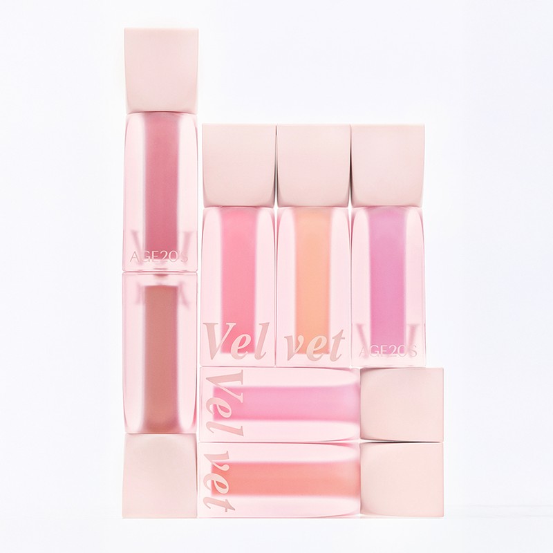 AGE 20's Velvet Haze Blusher 4.2ml - 01 Nudy Peach