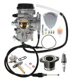 WHFZN Carburetor Intake Boot Joint With Throttle cable For Yamaha Big Bear 400 Carburetor Kodiak 400 YFM 400 YFM400 2000-2006 2x4 4x4 Carb