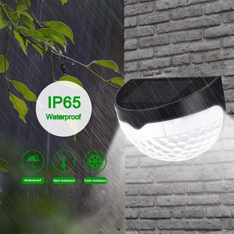KBP Solar Fence Lights Outdoor Decorative Garden Lights Waterproof Wall
