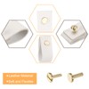 sourcing map 4 Pack Leather Drawer Pulls Leather Dresser Pull