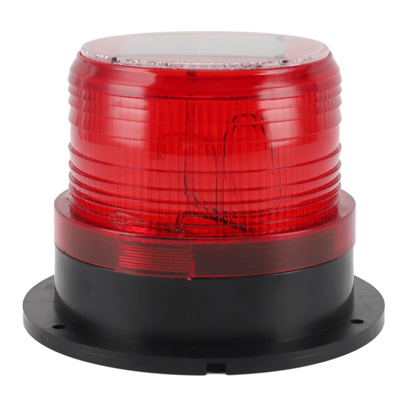 Solar Beacon Light Caution Light 8 LED Dusk to Dawn