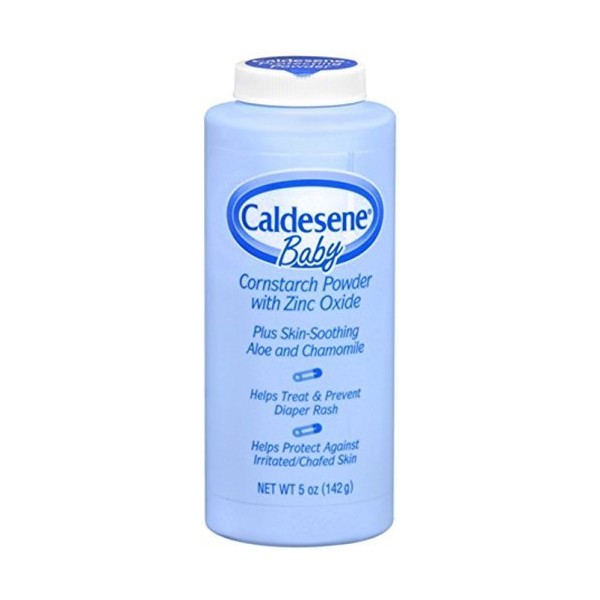 Caldesene Baby Cornstarch Powder With Zinc Oxide 5 oz by Caldesene