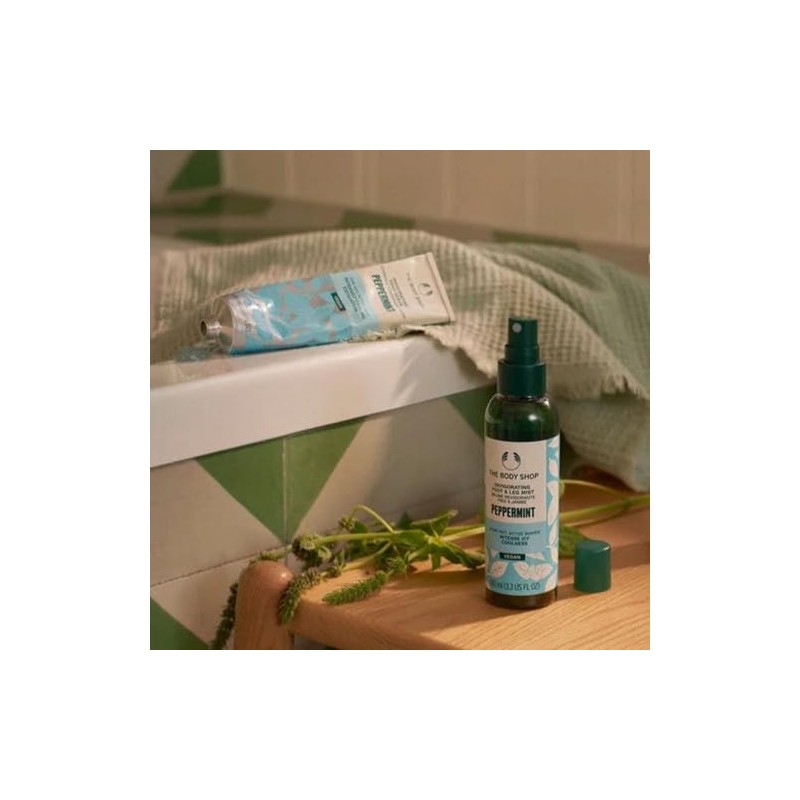 the body shop invigorating foot scrub peppermint 100 ml