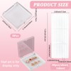 SOFPLATE 9Pcs Press on Nail Box Set Plastic Manicure Box