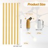 PATIKIL Threaded Extension Rod,6 Set 12" M10 x 1mm Fine