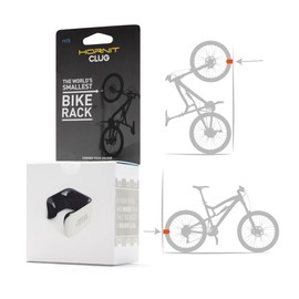 hornit Clug Bicycle Wall Mount, Bicycle Stand, Bicycle Wall Hook, Bicycle Hook Rim Holder - Easy to Install, multicolour