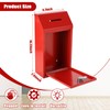 Suggestion Box with Lock and Slot Metal Money Drop Box