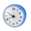 Suction Cup Waterproof Round Mini Wall Clock Decoration For Bathroom
