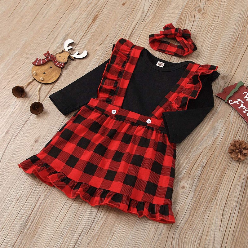 Conjunto de falda de algodón para bebés y niñas, Pelele