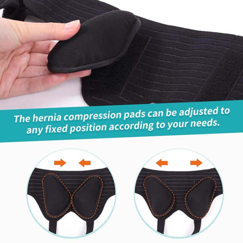 ENLUNTRA Upgraded Hernia Belt for Men & Women,Inguinal Hernia Support