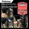 Prokomon 13 Pieces Alternator Pulley Tool Kit; Alternator Pulley Removal