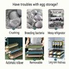 QeeHeng Egg Holder for Refrigerator with 4 Pack Stainless Steel