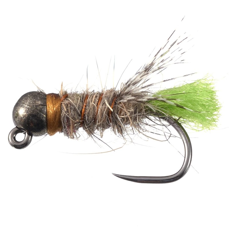 Bassdash Complete Fly Fishing Bristle Flies in Case Stream Tenkara