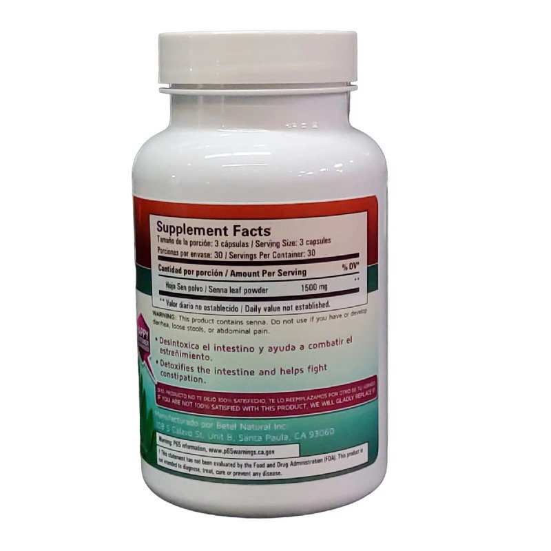 betel natural HOJA DE SEN (90 CAPSULES)