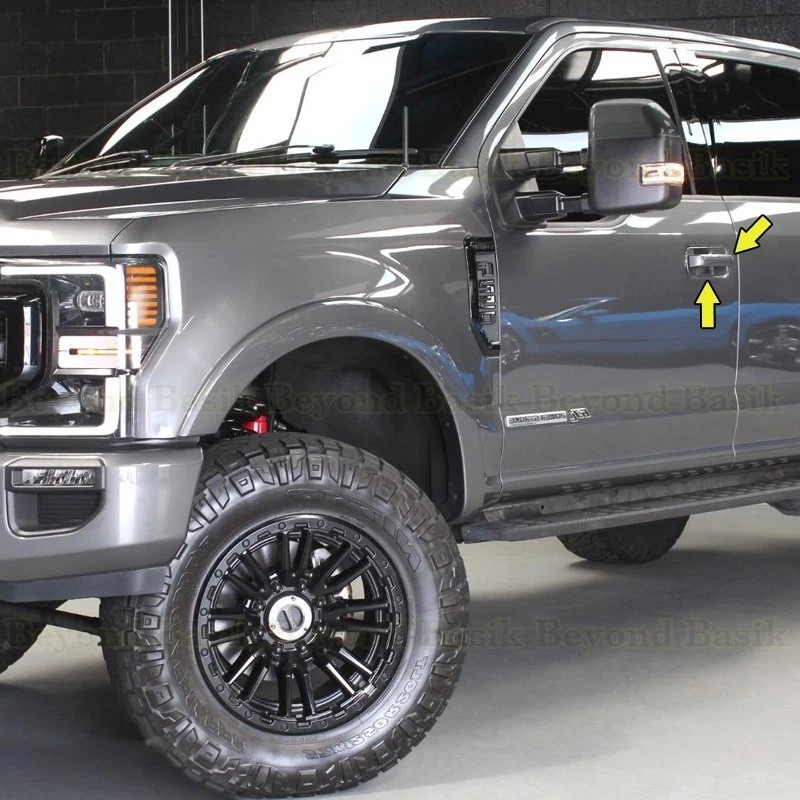 Torox 2020-2021 Ford F250 Std/Ext Cab Door Handle COVERS+Door Bowls