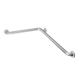 Moen 8994 Bathroom Safety 24-Inch x 36-Inch L-Shaped Peened Bathroom Grab Bar, Peened