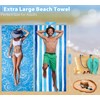 2 Pack Lightweight Thin Beach Towel Oversized Big Extra Large