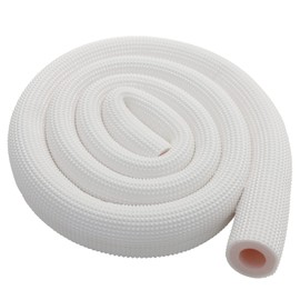Payanwin Pipe Insulation Tubing Heat Preservation Insulated 6-Foot 1 Piece Waterproof＆Durable Insulation Pipe Cover （Wihte Pink） (White-22x10mm)