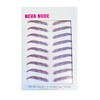 Neva Nude Instant Eyebrows 10 Pairs, Dark Brown/Black Temporary Eyebrows