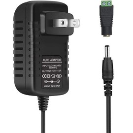 DC 24V led Strip Lights Power Supply, AC to DC 24 Volt 2A 48W LED Driver, Low Voltage Transformer, Wall Adapter for 24V LED Strip Light, Compatible for DAYBETTER/Tenmiro/QZYL/Govee LED Strip Light