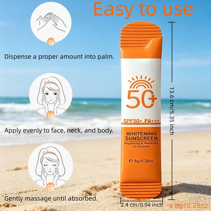 BESHICO 15 Pack Travel Size Sunscreen SPF 50+ Mini 0.28