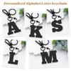 Letter Keychain Christian Letter A-Z Alphabet Keyring for Backpack Handbag