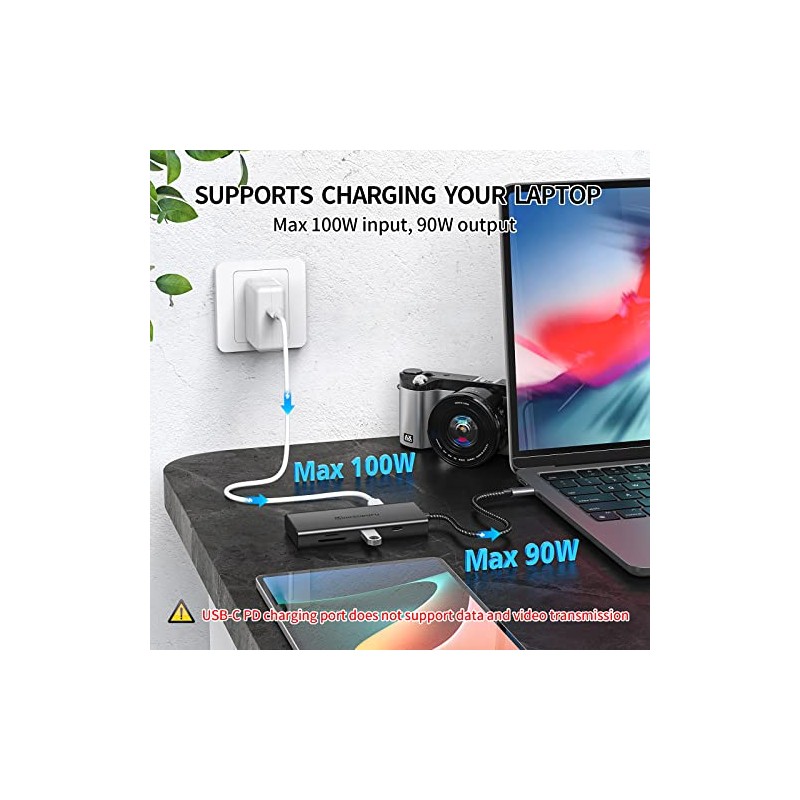 Minisopuru Hub USB C 7 en 1