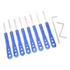 8Pcs Pickup Tool Stainless Steel High Accuracy Single Hook Pick
