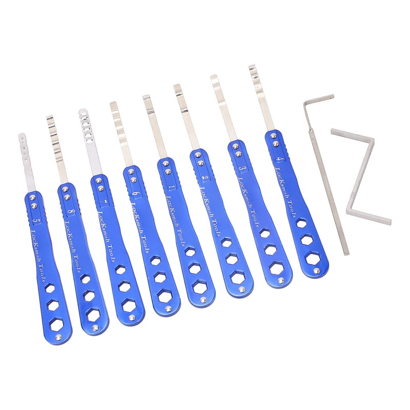 8Pcs Pickup Tool Stainless Steel High Accuracy Single Hook Pick
