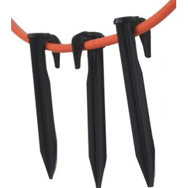 Hook Nails Compatible with 5.5 mm Cable by Husqvarna Automower® Robotic Lawnmower Mounting Pegs Ground Anchor - Reinforced HQ ABS, Pieces: 50