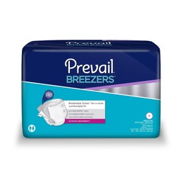 Prevail First Quality Incontinent Brief Tab Closure Regular Disposable Heavy Absorbency (#PVB-016/1, Sold per Pack)