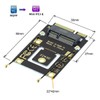 Cablecc NGFF M.2 Key-A to Mini PCI-E PCI Express Converter
