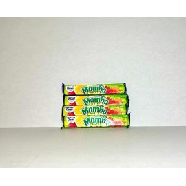 Mamba Sours Fruit Chew Candy Bulk Sour Candy 24 packs 2.80 oz Box - 4 pack