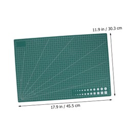 Operitacx Cutting Mat Cutting Board Decoupage Paper Double Side Cutting Pad Self Healing Sewing Mat A3 Cutting Pad Craft Cutting Pad Craft Mat PVC Backing Plate Desktop A4