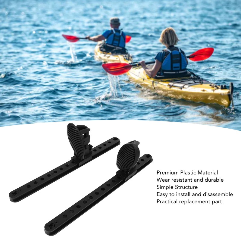 Kayak Foot Pegs Adjustable Locking Wearable Canoe Foot Brace Pedals
