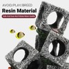 AIMALL Resin Square Fish Tank Cave Set 2/3/5 Cubes Aquarium