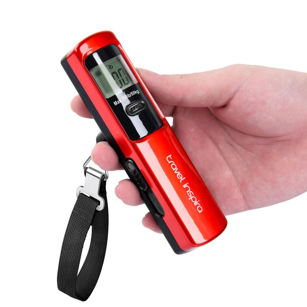 travel inspira Luggage Scale Battery-Free, Portable Handheld Digital Suitcase Scale