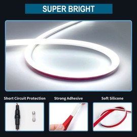 Car Hood Light Strip, 71 Inches Flexible Exterior Car LED Strip Lights for Cars
