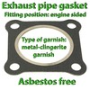 AERZETIX - C66995 - Gasket, Exhaust Pipe - Engine Side
