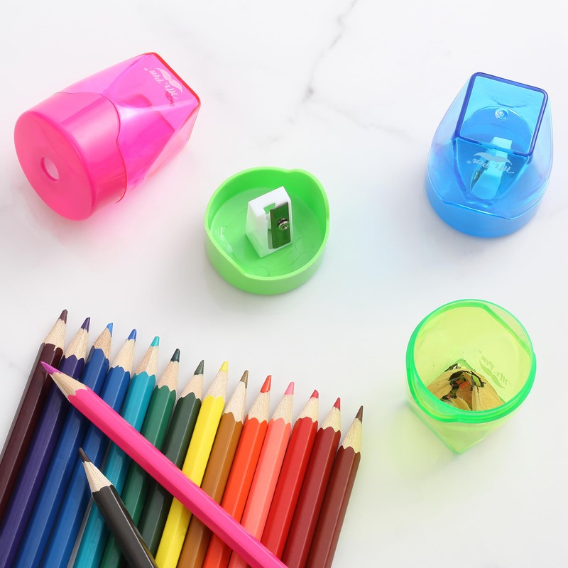 Mr. Pen- 24Pcs Pencil Sharpener Manual, Small Dual Hole Pencil