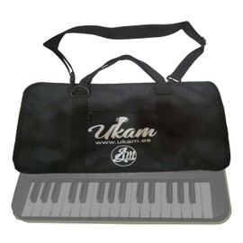 UKAM Unpadded Case with Pocket for Mini Keyboards 32 Notes Compatible with: Casio SA46/SA47, SA-50/SA-51, OQAN QKB32 and KURZWEIL KP10. Dimensions: 47 x 25 x 7 cm, Made in Spain (with