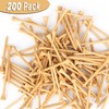 BIRDIEBLAST Bamboo Golf Tees 200 Pack, 1-1/2", 2-3/4", 3-1/4" Available,
