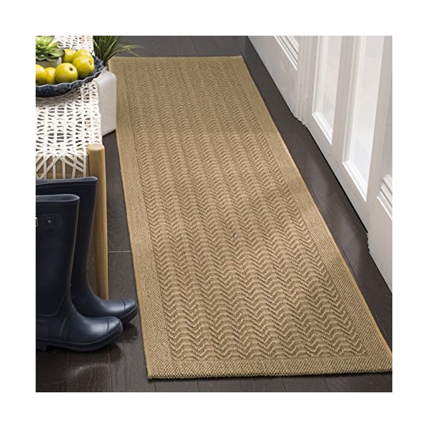 Safavieh Palm Beach Collection PAB321E Sisal & Jute Runner, 2'