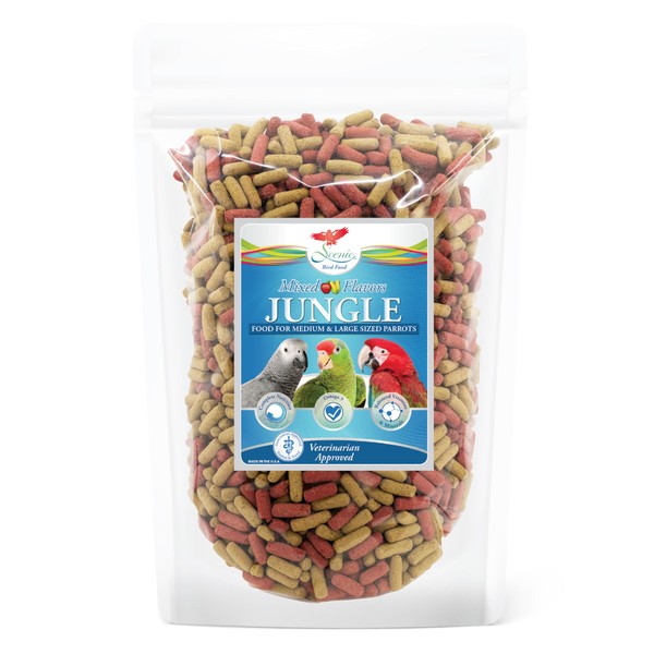 Scenic Mix Jungle Premium Parrot Food - Apple & Natural