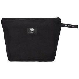 Travel Toiletry Bag - Recycled Sea Plastic Handmade in Berlin - Organiser Bag Cosmetic Bag Unisex - Sustainable, Vegan & Robust, black, Toiletry bag