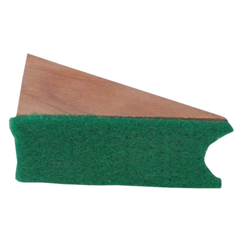 Acclaim Bowls Umpire Wedges, Set of 6, Black Solid Rubber