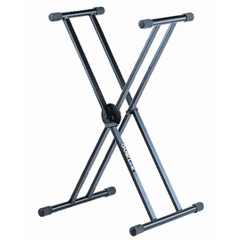 Quik Lok Double-Brace Single-Tier "X" Keyboard Stand