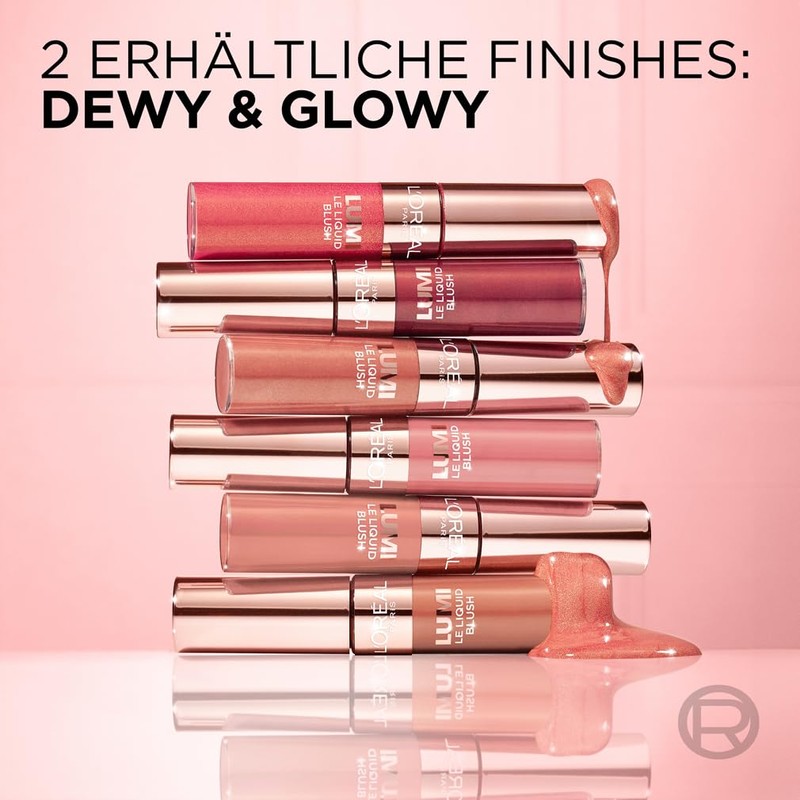 L'Oréal Paris Lumi Le Liquid Blush with a Freshly Shimmering